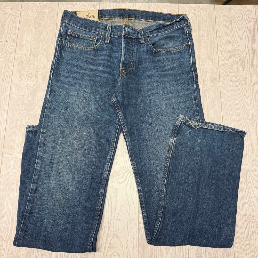 Hollister California Jeans Men's Size 31x32 Blue Jeans 100% Cotton